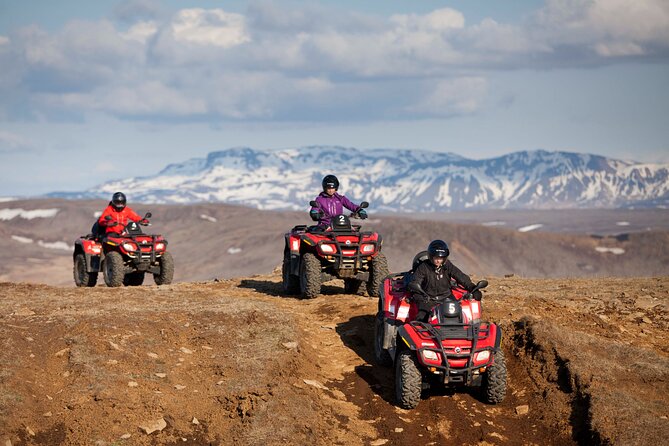 1 Hour ATV Quad Tour : Pick up from Reykjavik (2 persons per ATV) - One hour toward Reykjavik Peak