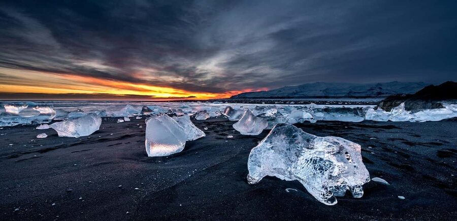 2-Day South Coast, Blue Ice Cave, Glacier Lagoon Tour - Reynisfjara and the black coast near Vík