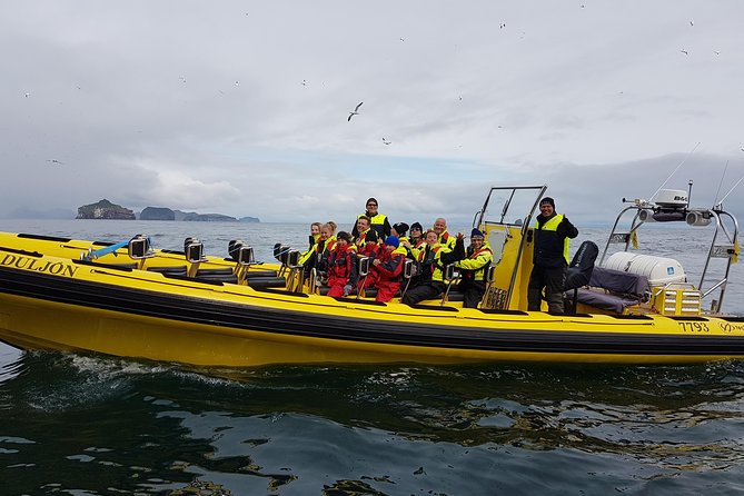 2 hour Round Trip in Vestmannaeyjar on a RIB Boat - Reaching Súlnasker, the gannet island