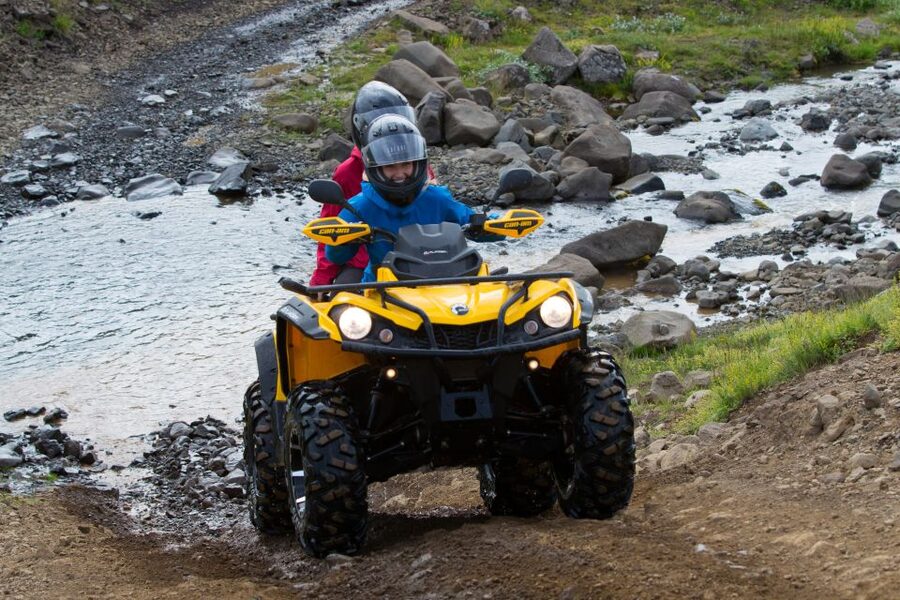 ATV & Helicopter combination tour From Reykajvik - Getting ready at the ATV base