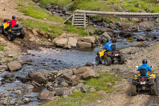 ATV & Rafting Full day adventure from Reykjavik - Riding across lava tracks to Hafrafell