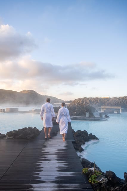 Blue Lagoon: Premium Admission with Drinks and Face Masks - From changing room to warm geothermal water
