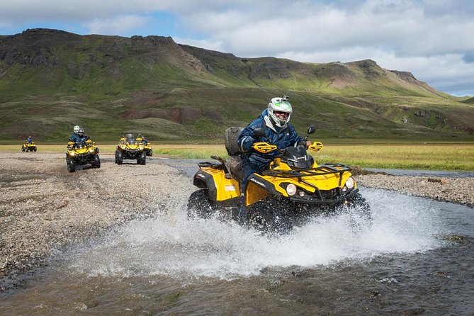 Caving & ATV adventure from Reykjavik - Entering Raufarholshellir lava cave