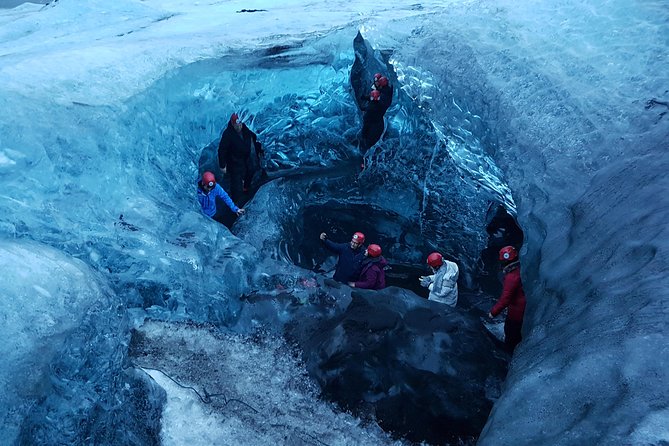 Crystal Blue Ice Cave Adventure - The Jeep ride into Vatnajökull