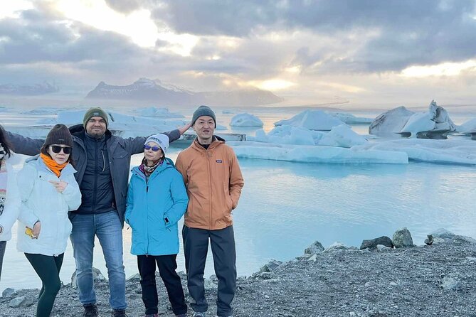 Diamond Beach & Jökulsárlón Floating Glacier Guided Day Tour - A quieter pause at Stjórnarfoss