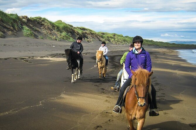 Experience Countryside of Iceland by Horseback Riding - Riding an Icelandic horse near Þorlákshöfn