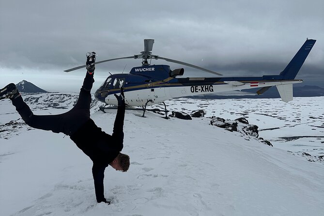 Fire and Ice Helicopter Tour: Glacier and Hengill Geothermal Area - From Reykjavik Domestic Airport toward Glymur