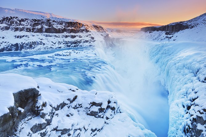 Fontana Geothermal Spa and Golden Circle Tour From Reykjavik - Gullfoss: Iceland’s waterfall with real force
