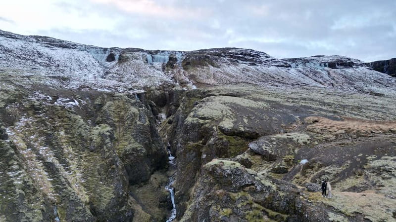 From Reykjavik: Fire And Ice Helicopter Tour with 2 Landings - Flying over Glymur Waterfall