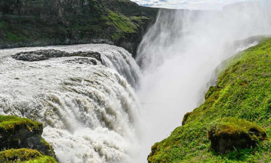 From Reykjavik: Full Day Whale Watching & Golden Circle Tour - Gullfoss and the force of glacial water