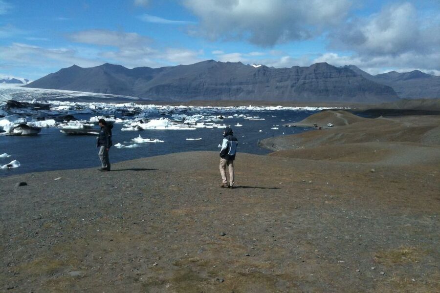 From Reykjavik: Glacier Lagoon Boat Ride, Diamond Beach Tour - Diamond Beach and ice on black sand