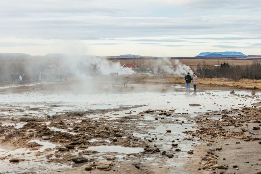 From Reykjavik: Golden Circle and Glacier Snowmobile Tour - Strokkur, Geysir, and the heat below your feet
