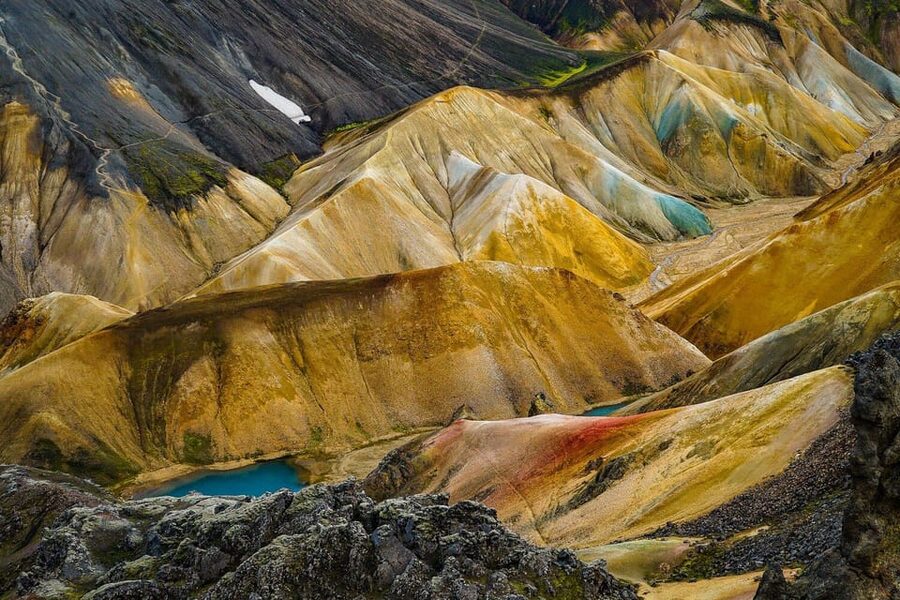 From Reykjavík: Landmannalaugar Super Jeep Day Tour - Ljótipollur and the colors of a crater lake