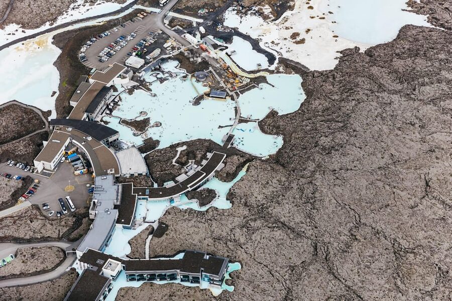 From Reykjavik: New Volcanic Area Helicopter Tour - Grindavik and the view toward the coast
