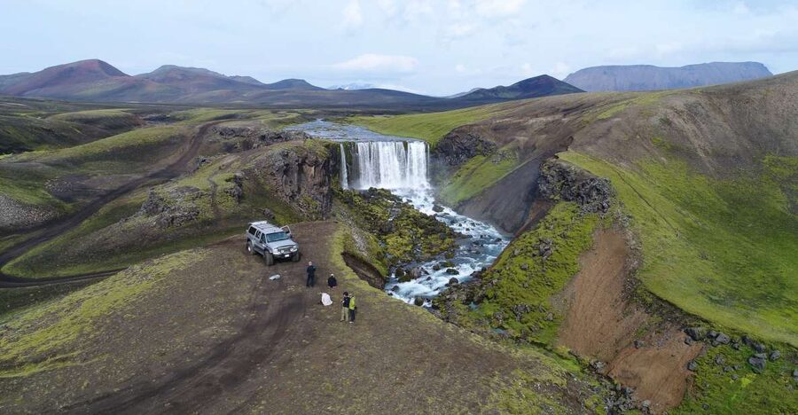 From Reykjavik: Private Landmannalaugar & Hekla Jeep Tour - Þjórsárdalur and the final stop at Hjálparfoss