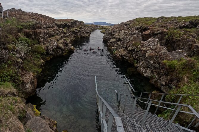 From Reykjavik- Silfra Snorkeling transfer included - Getting fitted for the Silfra drysuit
