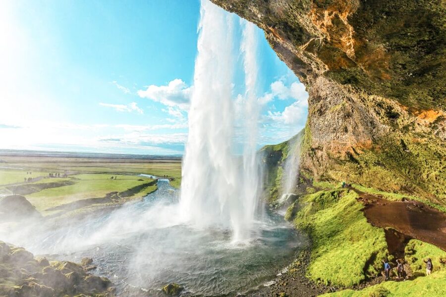 From Reykjavik: South Coast Full-Day Trip - Mýrdalsjökull Glacier and the volcano below