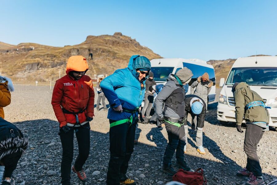 From Reykjavik: South Coast & Glacier Hike - Skógafoss and the 527-step climb