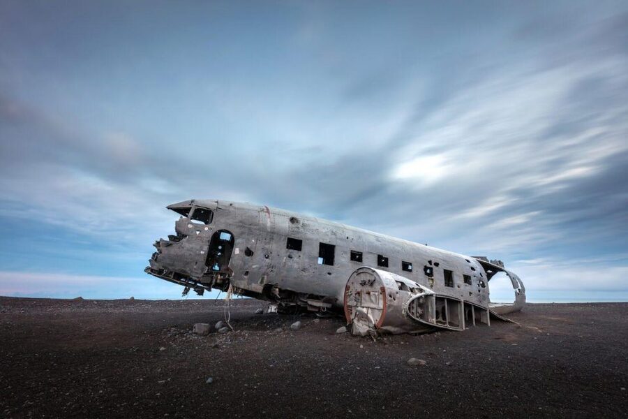 From Reykjavik: South Coast Tour & DC-3 Plane Wreck - Skógafoss and the 527-step climb