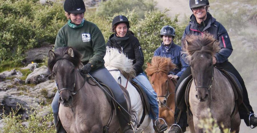 From Reykjavík: Viking Horseback Tour in Hafnarfjörður - Getting fitted with the right horse and gear