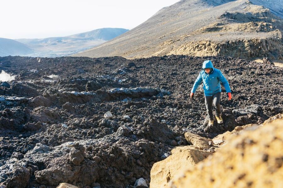 From Reykjavík: Volcanoes and Blue Lagoon Day Trip - What the hike feels like in real terms