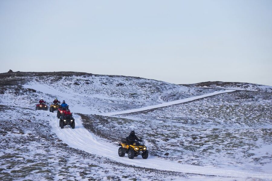 Golden Circle and ATV: Full-Day Combo Tour from Reykjavík - One hour toward Reykjavík Peak