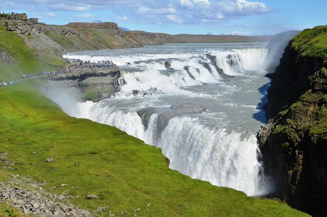 Golden Circle and Sky Lagoon Full-Day Tour - Geysir: wait for Strokkur to erupt