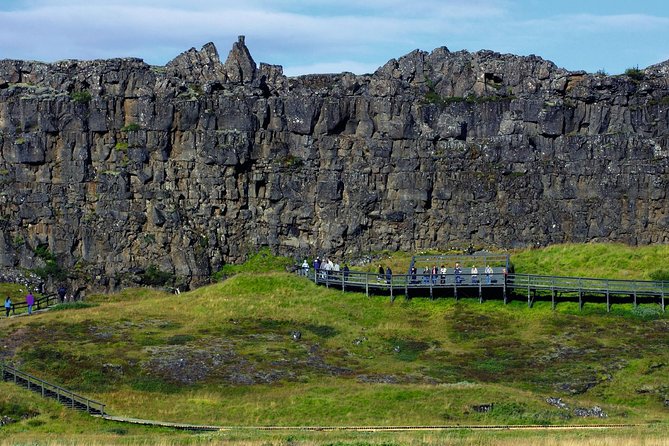 Golden Circle Day Trip with Fridheimar Greenhouse visit from Reykjavik - Þingvellir links geology with Icelandic history