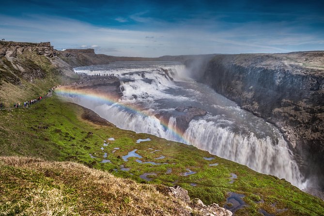 Golden Circle & Silfra Snorkeling Small-Group Supersaver Combo - Gullfoss brings the day to a powerful finish