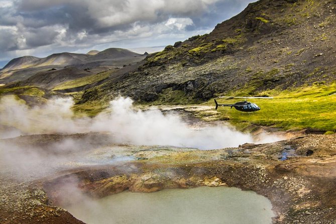 Helicopter Flight Over Geothermal Landscapes from Reykjavik - Why seeing Hengill from the air matters