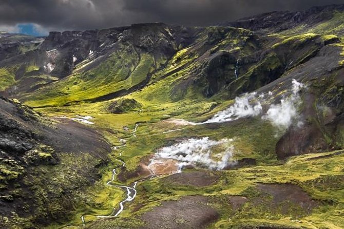 Helicopter Flight Over Geothermal Landscapes from Reykjavik - Reykjavik Domestic Airport is the starting point