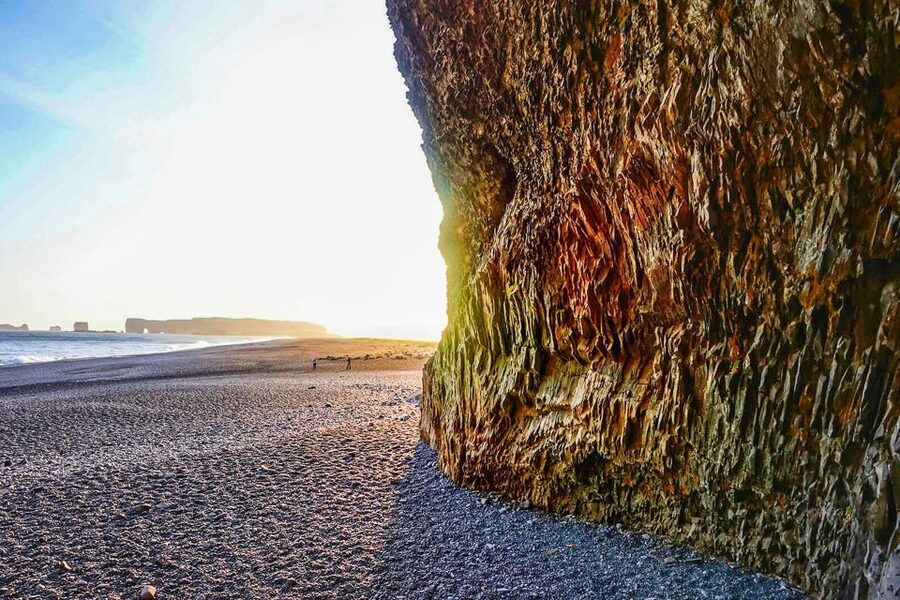 Iceland: Full-Day South Coast, Black Beach & Waterfalls Tour - Reynisfjara, black sand and basalt columns