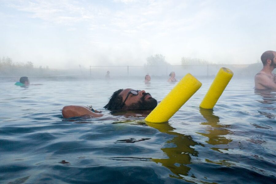 Iceland Secret Lagoon Admission Ticket - The geysers and hot springs around the lagoon