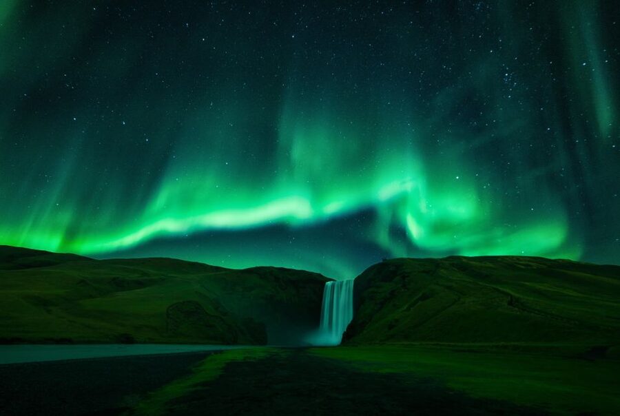 Iceland: South Coast and Northern Lights Tour - Seljalandsfoss: the waterfall with a rear view