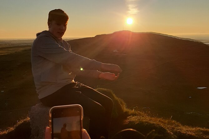 Midnight Sun Adventure on ATV - Leaving Reykjavik for the mountain at 9:30 pm