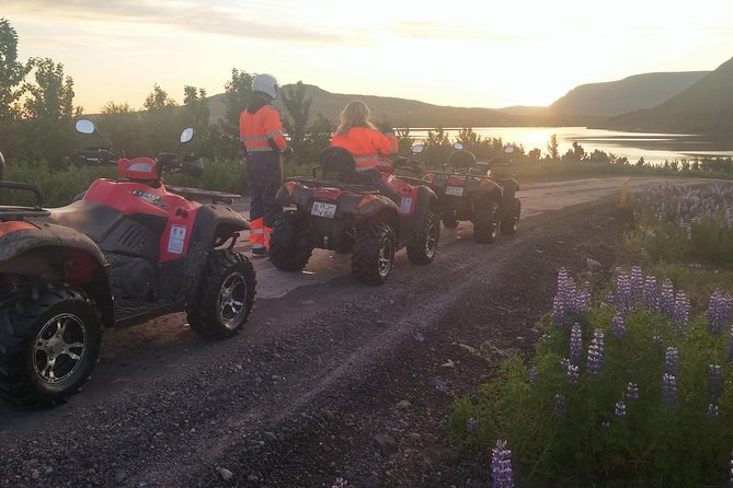 Midnight Sun Adventure on ATV - The mountain stop and the big views