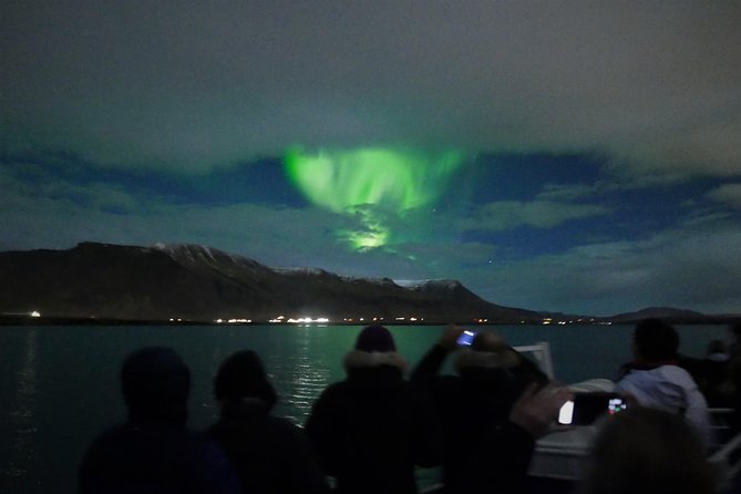 Northern Lights by Boat with a Backup Plan from Reykjavik - Watching the aurora with help from the crew