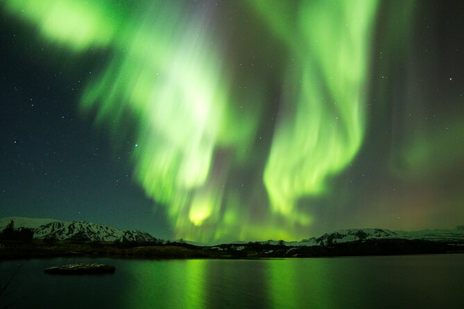 Northern Lights Cruise from Reykjavik - Leaving Reykjavik Harbor after dark