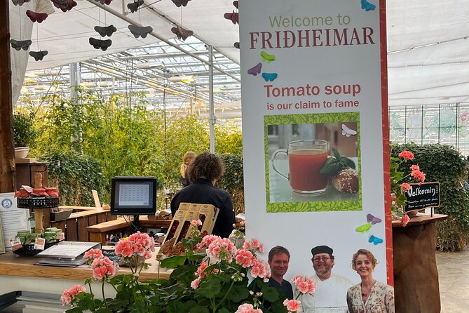 Private Guided Tour Golden Circle & Friðheimar Greenhouse Iceland - Friðheimar: a warm greenhouse stop