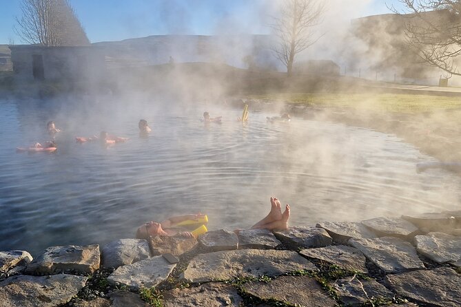 Private Northern Lights Adventure With Secret Lagoon and Dinner - Soaking at Secret Lagoon in Flúðir