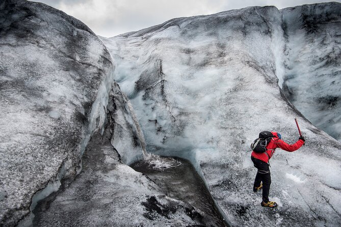 Private South Coast tour with Glacier walk - Solheimajokull: the part that earns the tour its name