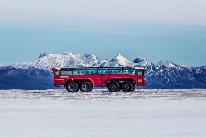 Red Glacier Monster Truck on Langjokull Glacier from Gulfoss - The guides shape the experience