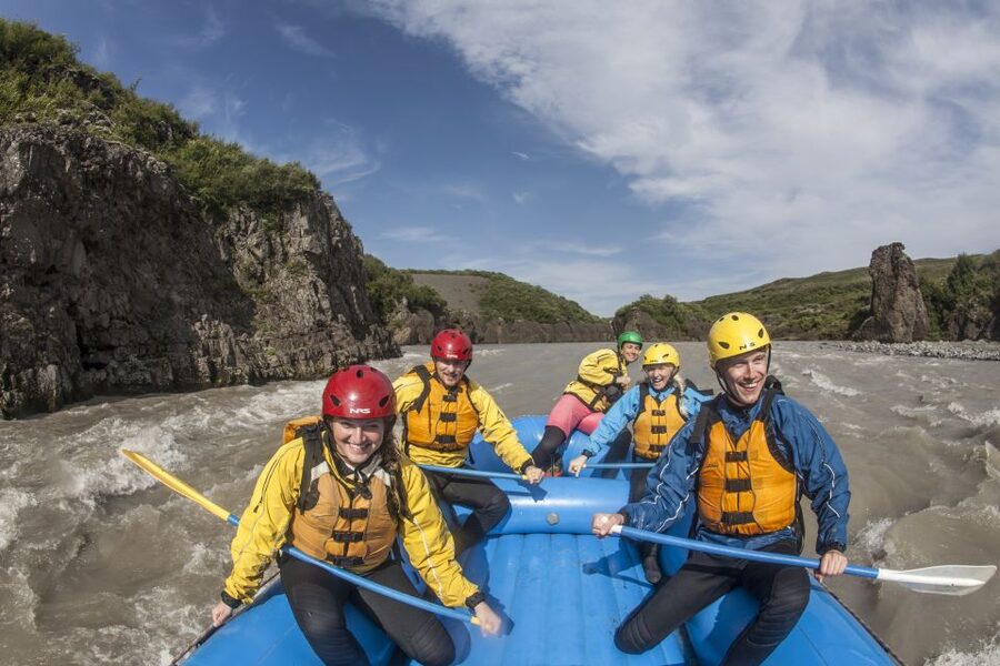 Reykjavik: ATV & Rafting Tour - Hot tubs, sauna, and food at Drumbó
