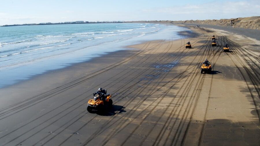 Reykjavík: Black Sand Beach 2-Hour ATV Adventure - The meeting point of the Ölfusá River and the sea