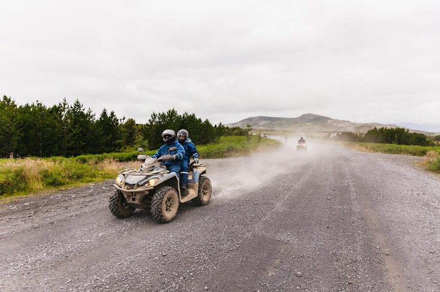 Reykjavik: Countryside Guided ATV Tour with Transfers - Gravel roads, public roads, and mixed terrain