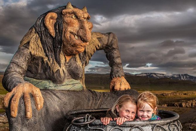 Reykjavik Folklore Walking Tour: Meet the Elves, Trolls & Ghosts of Iceland - City Hall and the map of Iceland