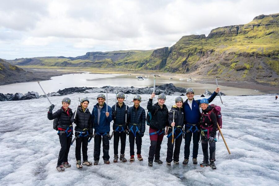 Reykjavik: Glacier Hike & South Coast Day Tour - Three hours at Sólheimajökull, with the hike at its center