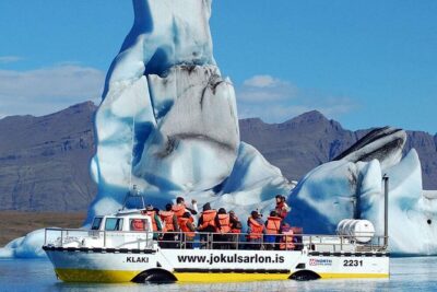 Glacier Lagoon Boat Ride & South Coast Full Day Tour