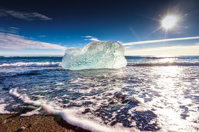 Reykjavik: Glacier Lagoon Boat Ride & South Coast Full Day Tour - Seljalandsfoss after a full day