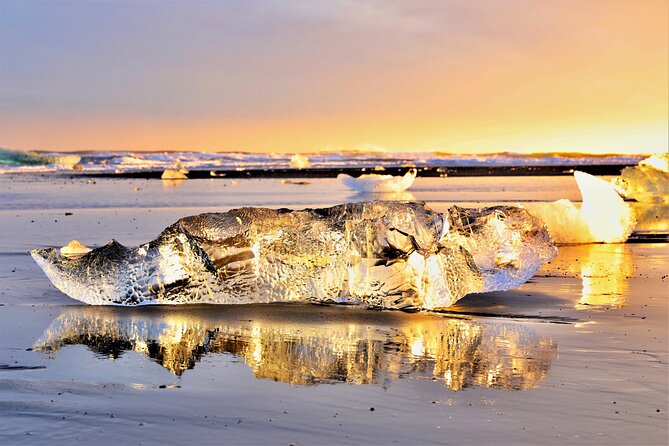Reykjavik: Glacier Lagoon, Diamond Beach & South Coast Day Tour - At a glance